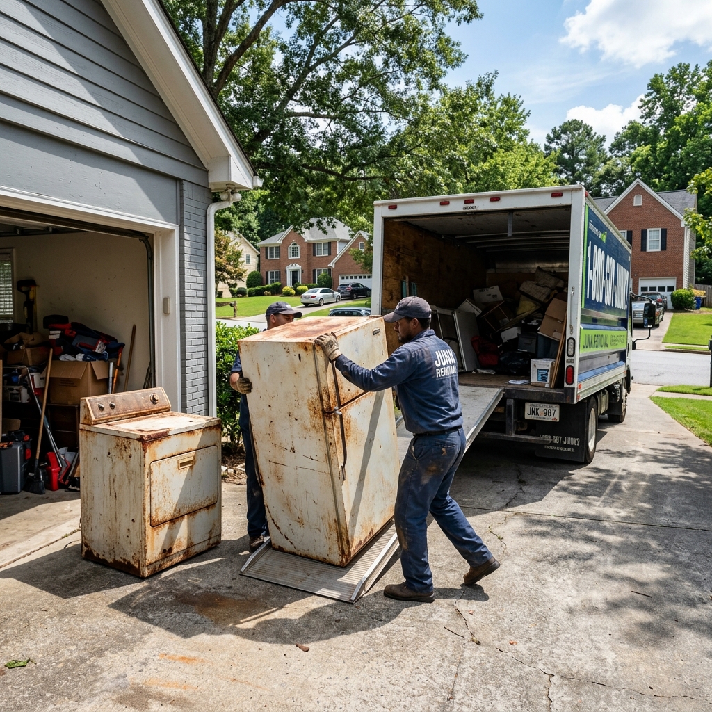 Appliance Disposal — Before and After