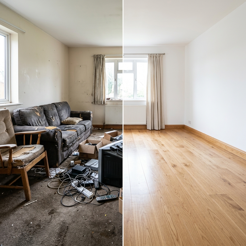 Furniture & Estate Disposal — Before and After