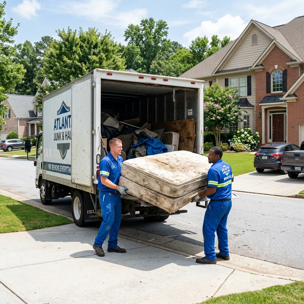 Mattress & Bulk Item Removal — Before and After